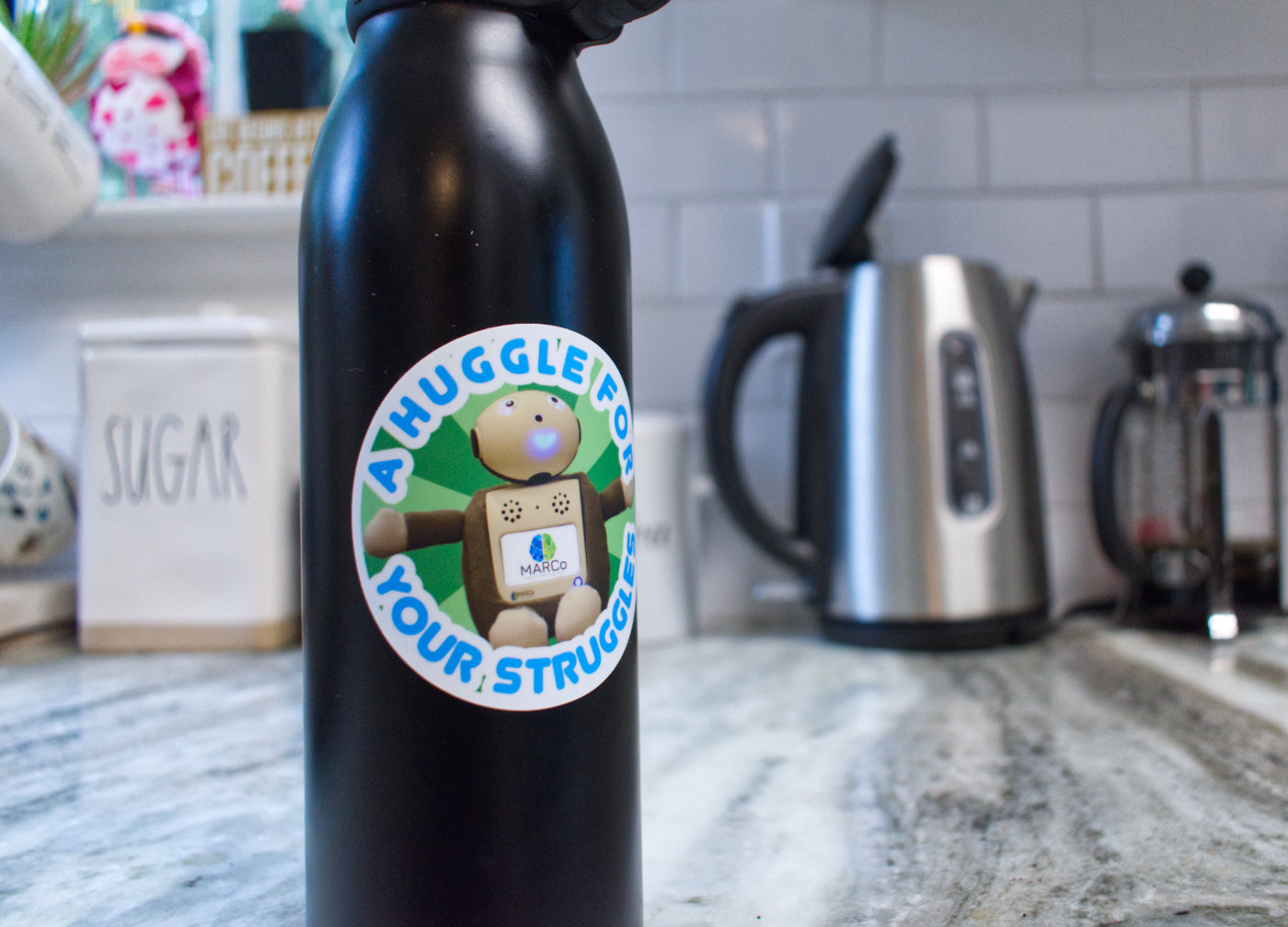 "Huggle For Your Struggles" - Mental Health Sticker