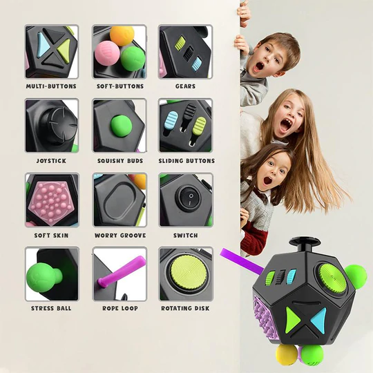 Stress Relief Gadget Anti-Stress Magic Cube Toys