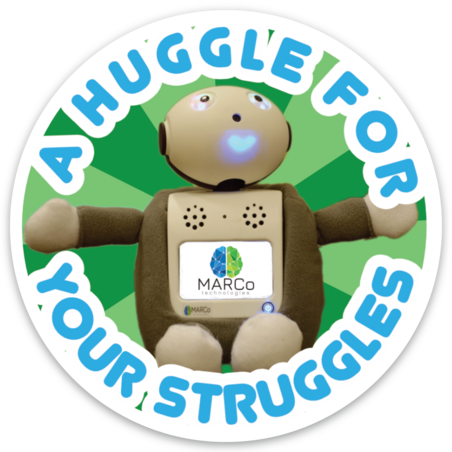 "Huggle For Your Struggles" - Mental Health Sticker