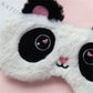 Sleeping Eye Mask Blindfold Plush Cartoon Panda Face Eyeshade